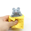 Cheese Mouse Stress Relief Squeeze Toy